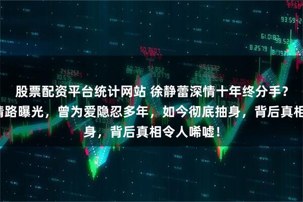 股票配资平台统计网站 徐静蕾深情十年终分手？与黄立行情路曝光，曾为爱隐忍多年，如今彻底抽身，背后真相令人唏嘘！